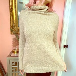 Oversized turtleneck sweater
